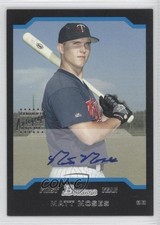 2004 Bowman First Year Auto Matt Moses #169 Auto 0c2