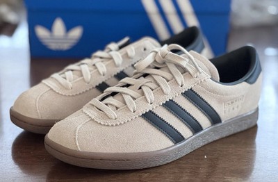 Adidas Originals Stadt Brown Carbon Gum Suede Sneakers JQ9012 Mens Shoes