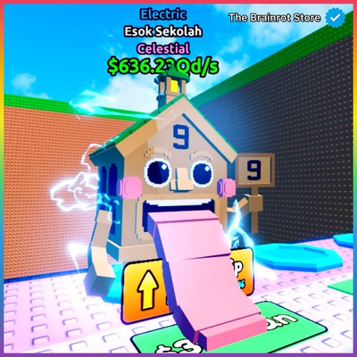 #ad Esok Sekolah Electric ⚡️ 636.23Qd s ✅ Escape Tsunami for Brainrots 🌊 ROBLOX $0.99