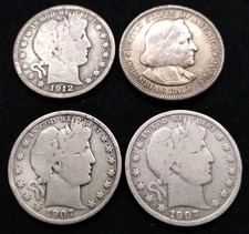 1912 Year Barber Half Dollars (1892-1915) for sale | eBay