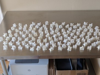 1:48 O Scale SLS 3D Printed Architectural Office Furniture Model Lot 240+