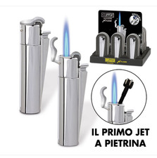 NUOVO CLIPPER METAL LARGE JET + confezione regalo