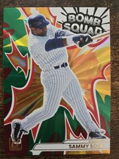 2026 Panini Donruss Bomb Squad Sammy Sosa Green Laser SP #13 Chicago Cubs
