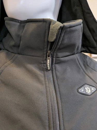 ​NEW WASOTO Heated Jacket Coat Softshell Black M (USA) w/ 3.7V 16000mAh Battery image 5