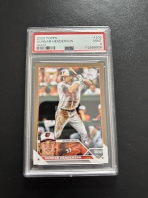 2023 Topps Gold Gunnar Henderson RC Rookie /2023 PSA 9 Mint