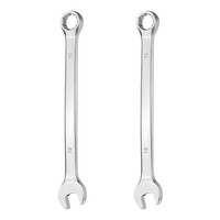 2 StüCk 10Mm 12-Punkt Ring/Maul Kombi-SchlüSsel 45# Stahl
