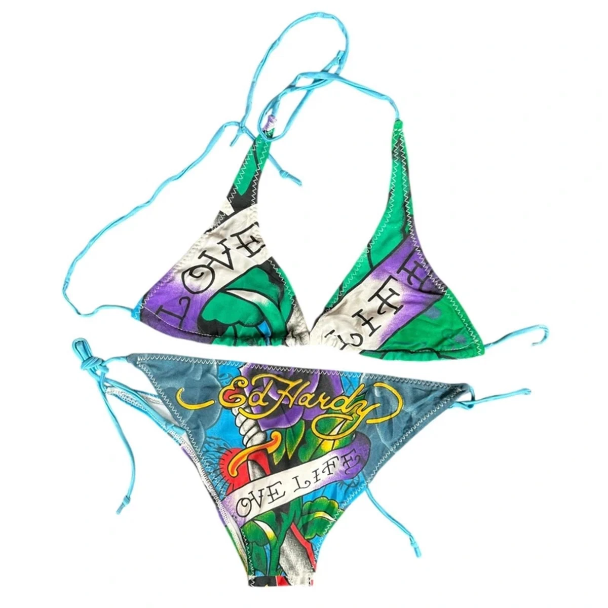 Ed Hardy Regular Size S Bikini Swimwear for Women for sale | eBay
