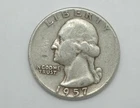 1957 P Washington Silver Quarter Philadelphia No Mint Mark