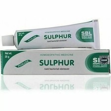 Sulphur 10 Ointment Cream Acne Blackhead Spot Scabies Psoriasis Eczema,25gm F/S