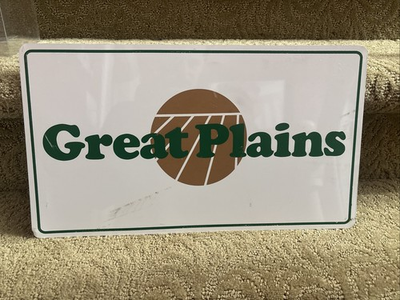 #ad Great Plains drill metal equipment sign 16x9 advertisement Kubota rare $44.99