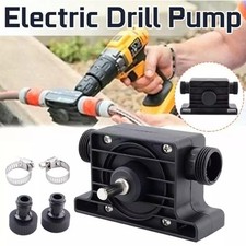 Portable Electric Drill Powered Water Pump Self Priming Oil Water Transfer UK