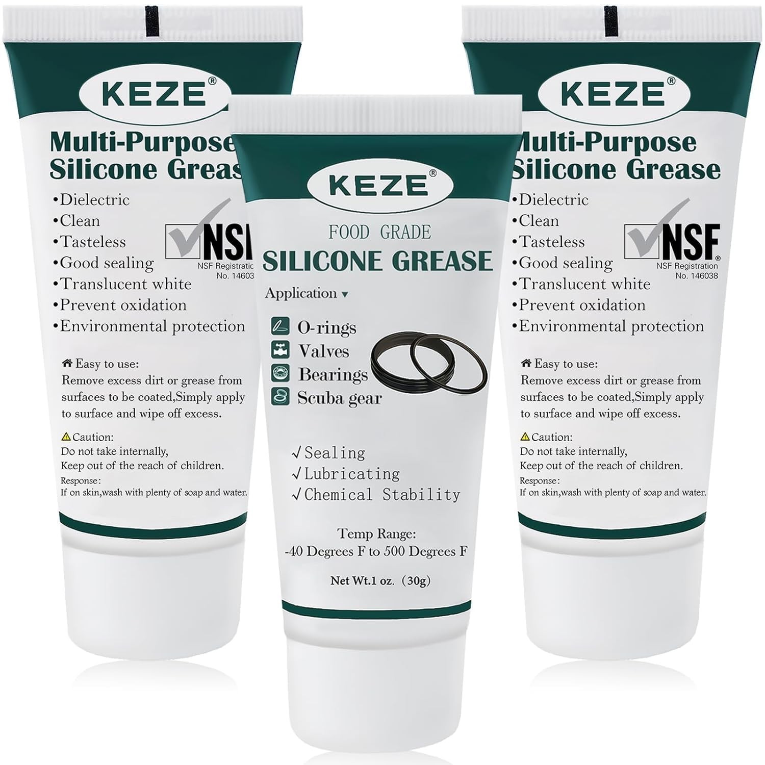 KEZE Silicone Grease Waterproof Food Grade Sealant