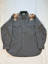 Vintage Pendleton High Grade Western Wear 100 Virgin Wool Pearl Snap Item 0356