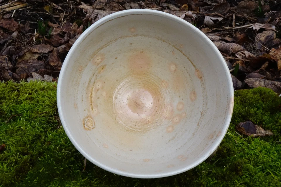 Vintage Shōwa Japanese Hagi Chawan | Goki Shape | Gohonte Pink | Warikōdai Foot - Image 3 of 4