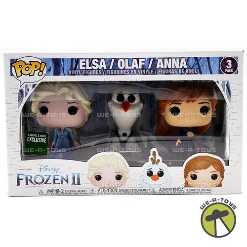 Funko Pop Disney Frozen 2 Elsa, Olaf & Anna Exclusive Vinyl Figures 3 Pack