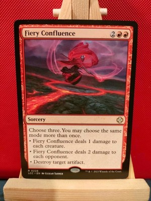 Fiery Confluence - Lost Caverns of Ixalan Commander - Rare - NM - MTG