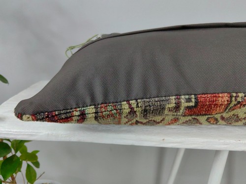 Cuscino Lombare 12x40 Kilim – Tappeto Turco Copricuscino Panca Lunga Decorazione Divano - Foto 15 di 15