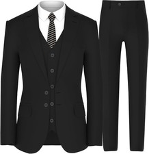 Men  s Suit Set 3 Piece Jacket Vest Pants for Business Wedding Dress Suits