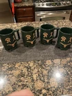 Vintage FRANKOMA King RANCH Mug Forest Green A Set of 4