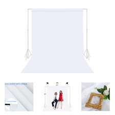 White Photography Backdrop 5x7 Feet Seamless Studio Photo Background Video