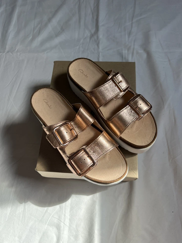 Clarks  Damen Pantoletten  Gr 41,  NEU - Bild 1 von 4