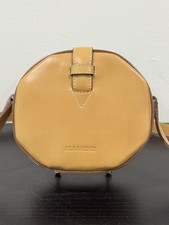 Jil Sander Leather Octagonal Shoulder Bag Silver Hardware