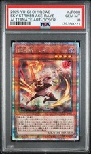 PSA10 Ray of the Sky Striker Ace QCSE 25th New Alternate Art Secret