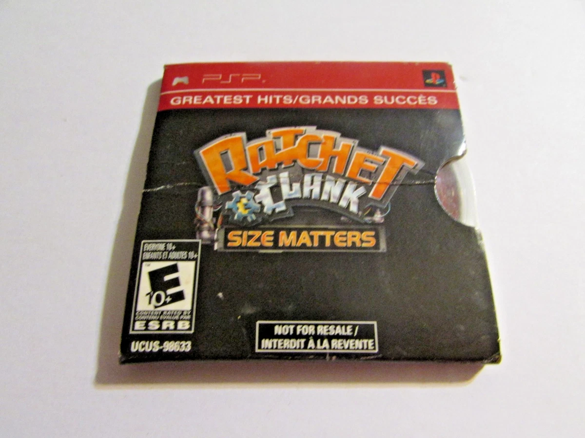 Jeu Ratchet & Clank: La Taille, ça Compte Sur Sony PSP - Édition PAL Complète