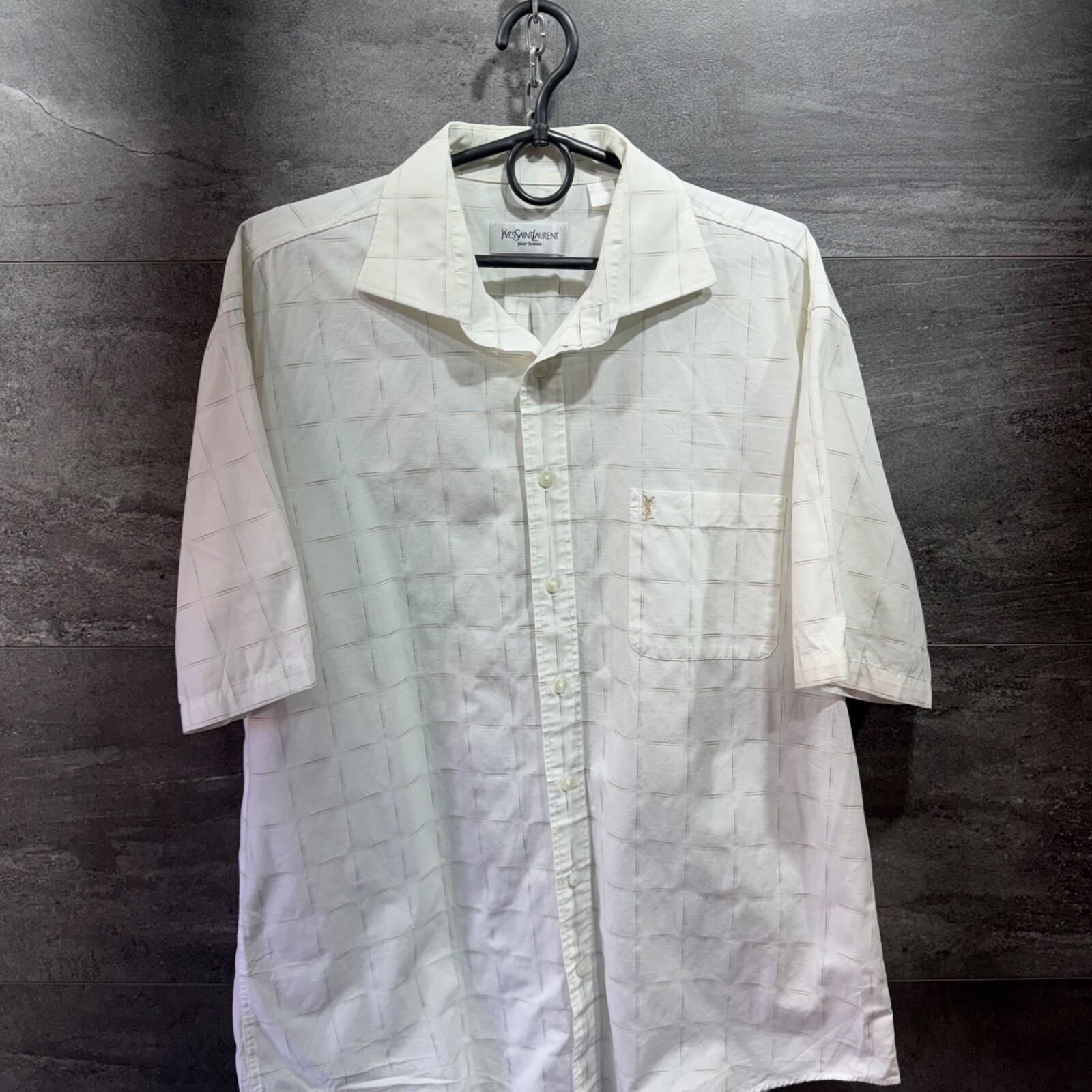 Camicia vintage anni 90 Yves Saint Laurent YSL hype rara retrò Y2K uomo taglia XL