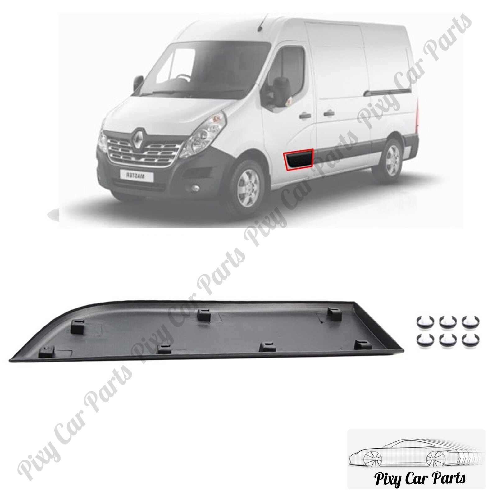 Garnitures Latérales PARE-BRISE RENAULT MASTER 2 Ph1 Ou MOVANO