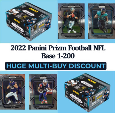2022 Panini Prizm Football NFL Base 1-200 - Pick Your Card