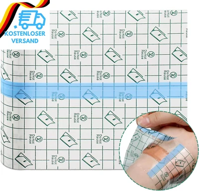 DYROE Duschpflaster Wasserfest Pflaster Groß Rolle, Tattoo Folie Heilung 15Cm*3M, Wass