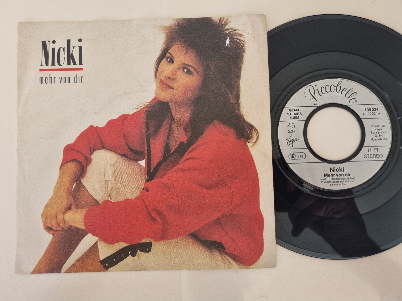 Nicki - Mehr Von Dir 7'' Vinyl Germany