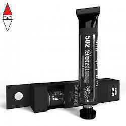 COLORE AD OLIO MODELLISMO ABTEILUNG 502 BLACK