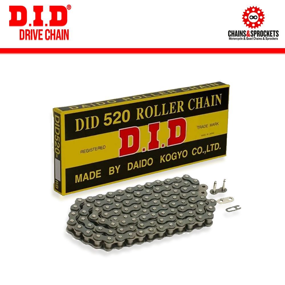 DID & JT Chain & Sprocket Kit 520D 108 Links 14t Front and 39t