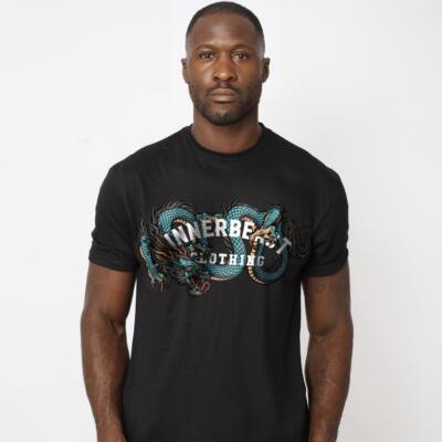 GREEN DRAGON SIGNATURE T-Shirt Short Sleeve Basic Tee Casual Sport Top