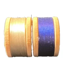 Vintage Coats & Clark's Silk Thread Silk Twist Ivory/Cream & Blue Lot Of 2 NOS