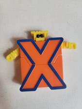 Vintage 1985 Alpha-Bots Transforming Letters Alphabet Transformers Letter X