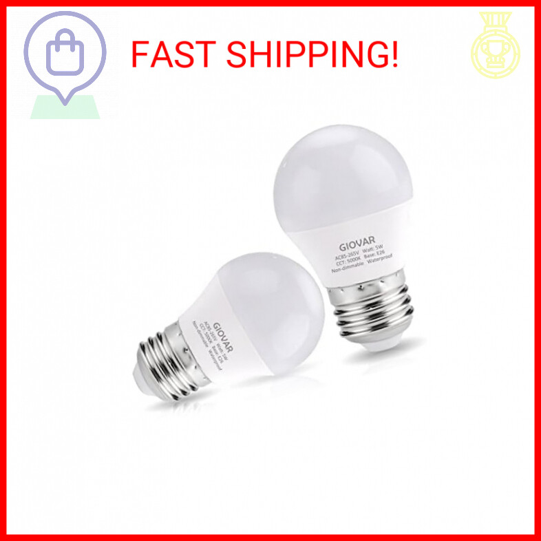 40 Watt Equivalent 120v, A15 Appliance Light