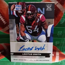 2022 Leaf ProSet XRC Rookie AUTO - Lecitus Smith #PSA-LS1 - Virginia Tech