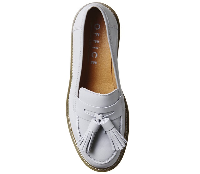 grey loafers womens