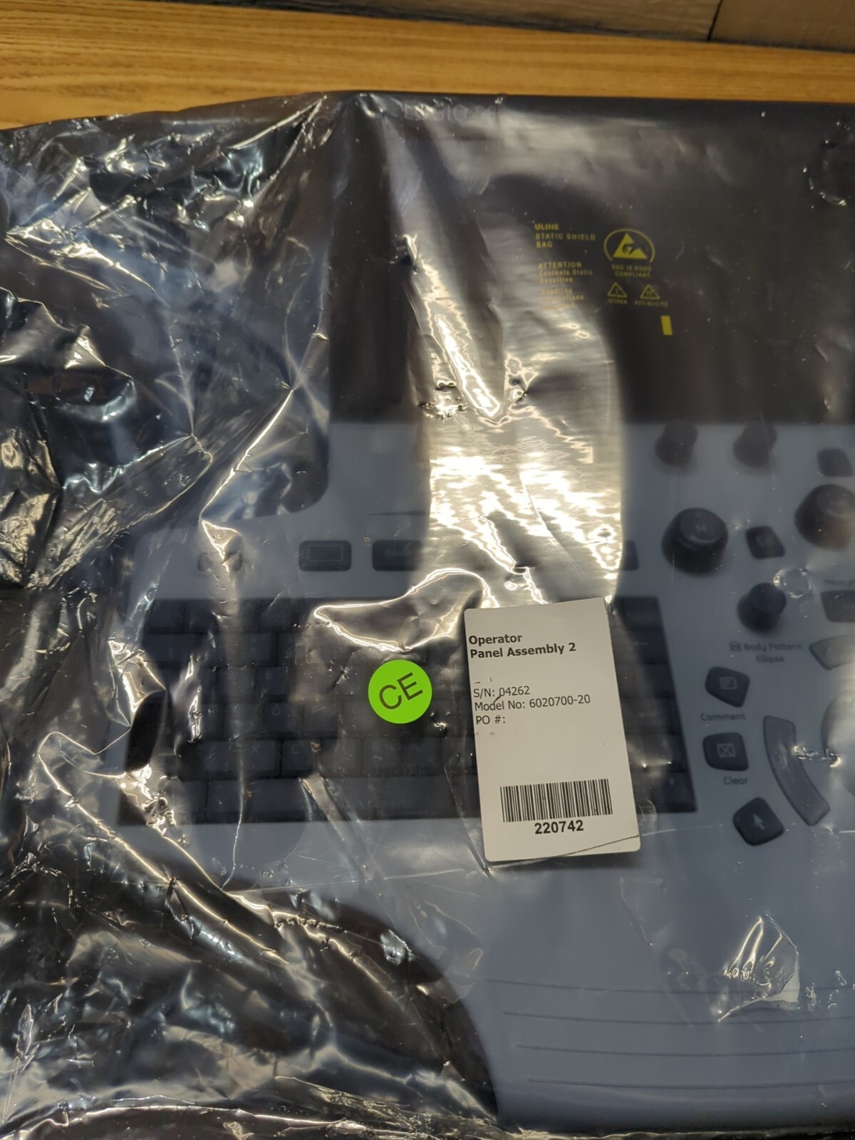 GE Logiq S8 Lower Control Panel 6020700/5408671 for sale online | eBay 