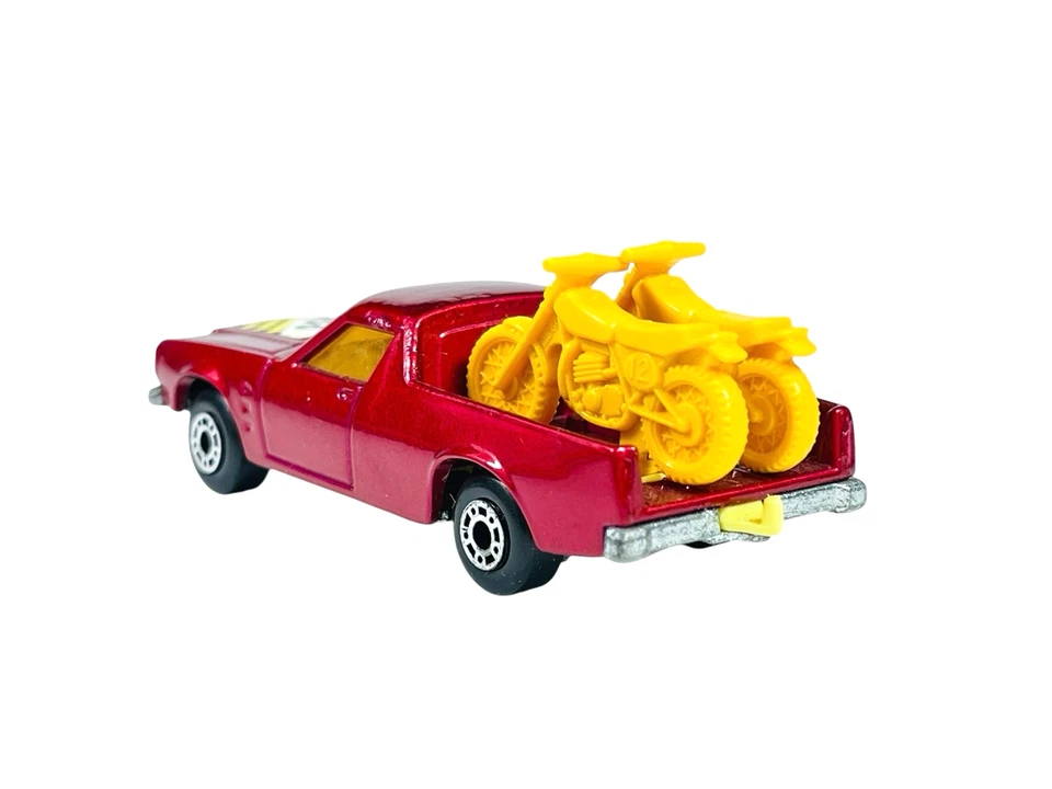 Matchbox Lesney Superfast MB60 Holden Pick-up Motocicletas Amarillas con Caja J Foto 3 de 4
