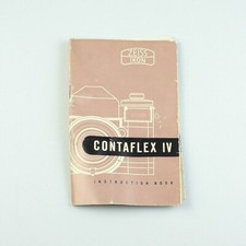 Zeiss Ikon Contaflex IV Instruction Book