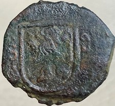 Genuine 1602-1621 Coin Spanish 8 Maravedis King Philip III Spain Counterstamp