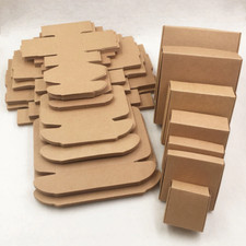 50Pcs Postal Cardboard Boxes Small Parcel Brown Shipping Mailing Gift Box