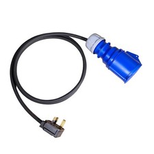 13Amp Plug to 32Amp Socket, Heavy Duty 13A-32A 230V HO7 Adaptor