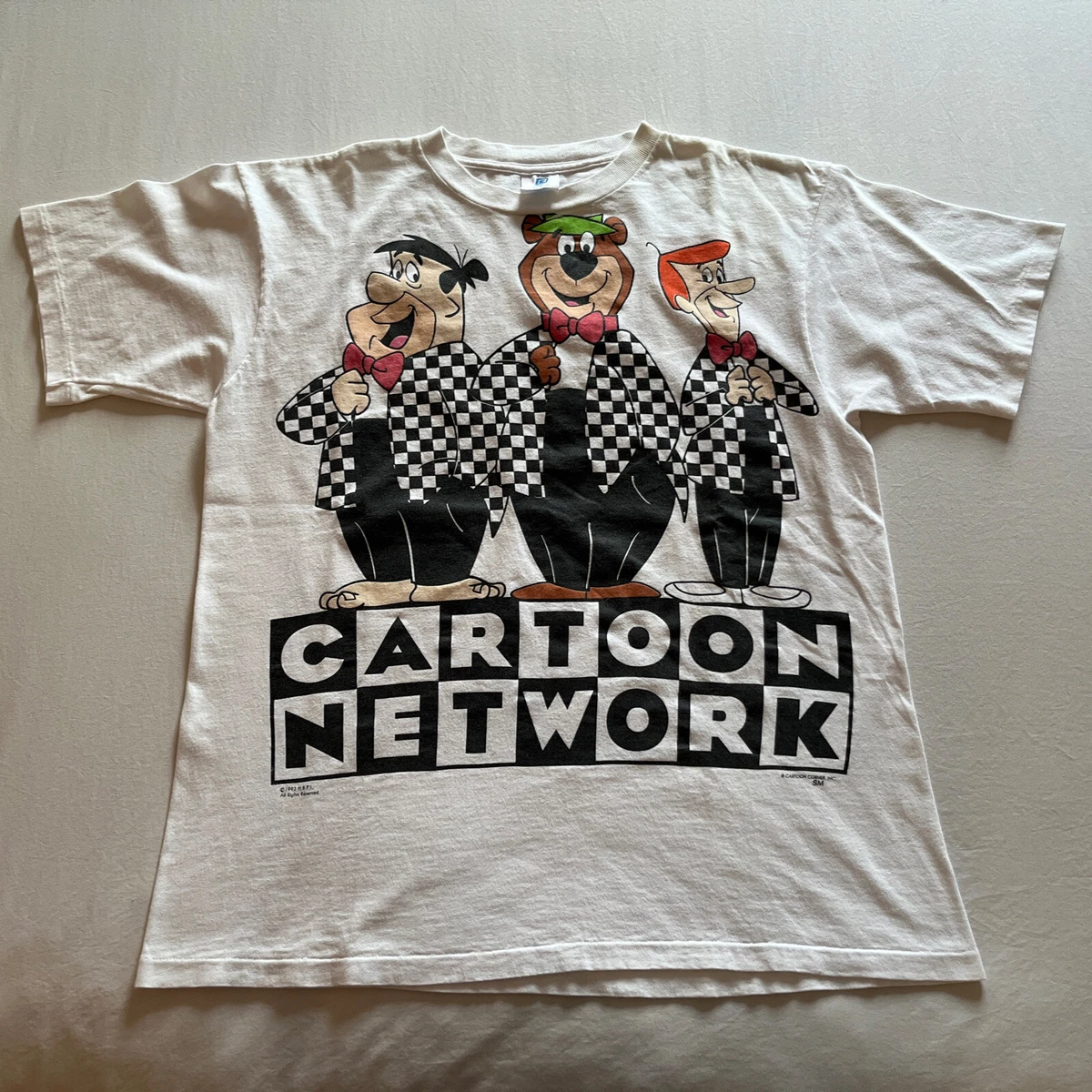 Vintage Cartoon Fred Bear Network | Yogi Flintstone eBay George T-Shirt Jetson