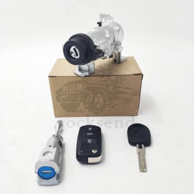 Upgraded Ignition Switch Door Lock Cylinder For VW Jetta 2006-2018 W/Remote Key