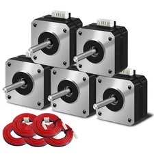 Nema 17 Stepper Motor 42mm 23mm 34mm 38mm 40mm 48mm 60mm 1.8 Deg 3D Printer CNC